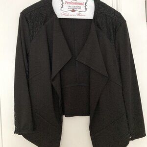 Bebe lace blazer cardigan jacket large